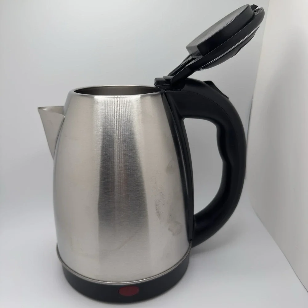 Electric Stainless Steel Kettle 1.7L Hot Water Boiler Auto Shut-Off Quick Heatin